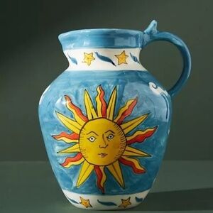 Anthropologie Claudia Rankin Celestial Pitcher